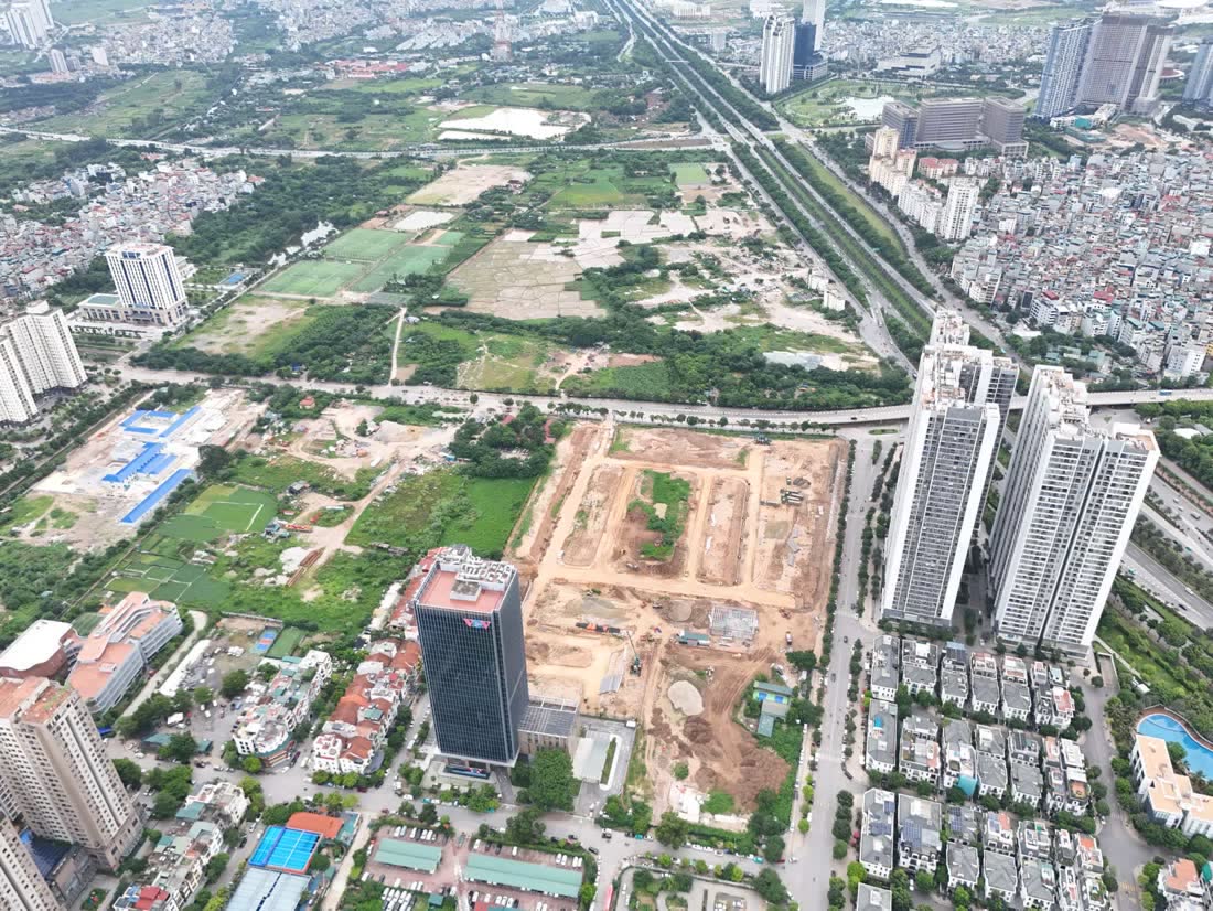 Vị trí khu đất dự án nhìn từ trên cao